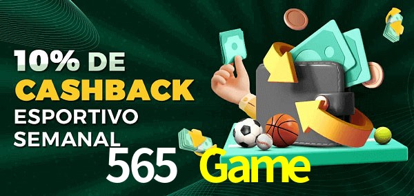 10% de bônus de cashback na 565 Game